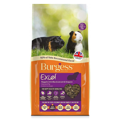 Burgess Excel Guinea Pig Nuggets with Blackcurrant and Oregano